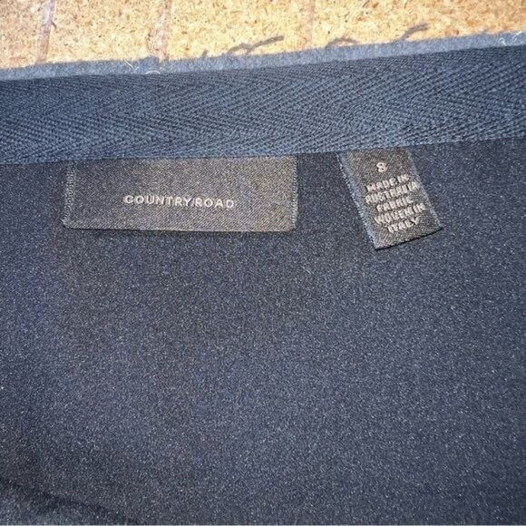 Country Road Womens Asymmetric Wool Blend Skirt Gray Size 8 Mid-Length Stylish C - Picture 2 of 10